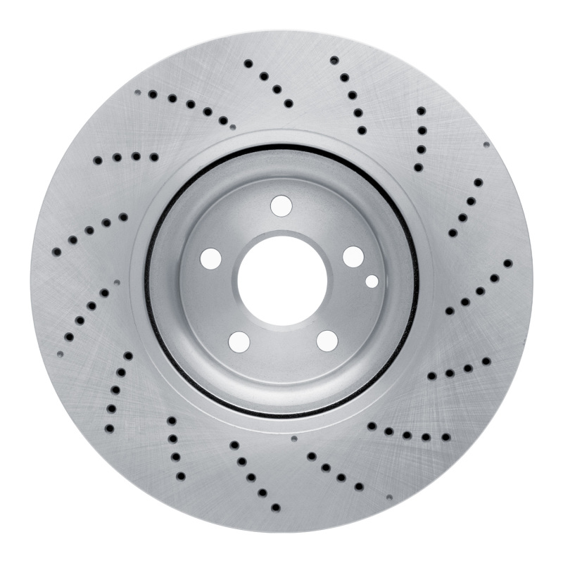 Mercedes-Benz CLS550 Brake Rotor (1) - Front - R1 Concepts - Drilled - `12-`18